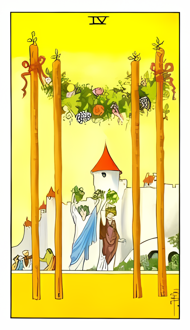 four-of-wands